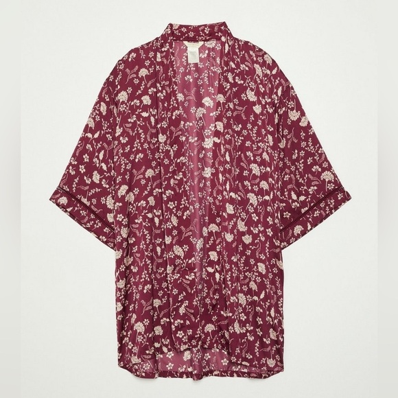 Lucky Brand Floral Bloom Robe Size S NWT - Picture 2 of 8